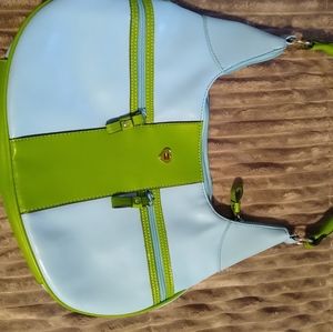 Vintage blue/green Tommy Hilfiger purse in good sh